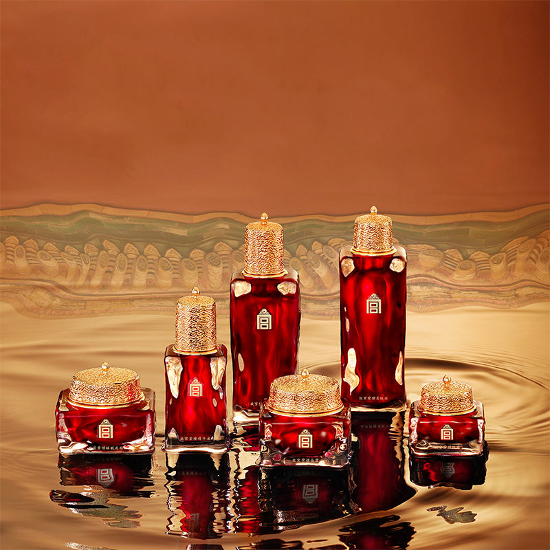 Red Sandalwood Skincare （Five Pieces）Set-The Palace Museum