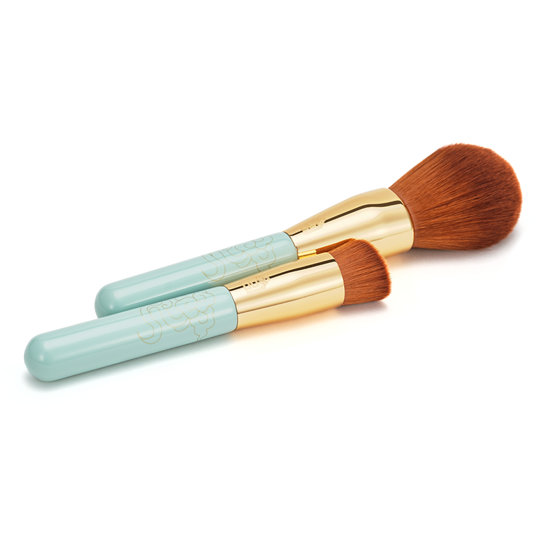 Gilded Azure Makeup Brush Set-The Palace Museum